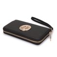thumbnail image 3 of Dasein Zip Around Emblem Women Wallet, 3 of 3