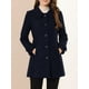 thumbnail image 5 of ABRIGOS DE MUJER INSPIRE CHIC Cuello Peter Pan Cierre de Botón Frontal Abrigos de Invierno M Azul Oscuro, 5 of 7