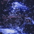 thumbnail image 1 of Ahgly Tapis d'Intérieur Lavable en Machine Carré Bleu Nuit, 8 Pieds Carré, 1 of 7
