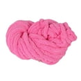 thumbnail image 5 of S SERENABLE Chunky Chenille Yarn Acrylic Fibers Gauge 7 Jumbo Giant Washable Bulky Yarn Thick Yarn for Sofa Throw Crocheting Hat Blanket Dark Pink, 5 of 8