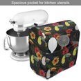thumbnail image 2 of Watercolor Stand Mixer Cover, Toucan Birds and Hibiscus Flowers Tropical Exotic Hawaii Flora and Fauna Cartoon, Kitchen Appliance Organizer Bag Cover with Pockets, 5 Quarts, Multicolor, by Ambesonne, 2 of 4