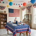thumbnail image 3 of Living Room Decor,Patriotic Table Runner Holiday Party Tablecloth for Kitchen Dining Living Room Fireplace Cabinet Decor, 3 of 8