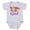 Heather Gray, variant on CafePress - Jelly Bean Girl Infant Bodysuit - Cute Infant Bodysuit Baby Romper - Size Newborn - 24 Months
