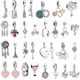 thumbnail image 2 of Madre de plata de ley 925 & Abalorios colgantes de corazones para hija, cuentas finas DIY compatibles con pulsera Pandora Original, joyería DIY para mujer Tan Jianjun unisex, 2 of 2