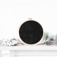 thumbnail image 4 of OULII Black Cotton Cross Stitch Fabric Fine Texture Embroidery Cloth for DIY Needlework Projects, 4 of 6