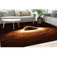 thumbnail image 2 of Man Cave Rug, Entryway Rug, Bedroom Rug, Gift Rug, Black Hole Rugs, Outer Space Rug, Modern Rugs, Colorful Rug, Thin Rug, Printed Rug, 5.2'x7.5' - 160x230 cm, 2 of 8
