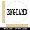thumbnail image 2 of England Fun Text Self-Inking Rubber Stamp Ink Stamper - Black Ink - Mini 1/2 Inch, 2 of 7
