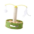 thumbnail image 1 of Cat Scratcher Post Scratching Board Protecting Furniture Torre de juego estable con pelota para ejercicios de entretenimiento Suministros de mascotas Redondo, 1 of 10