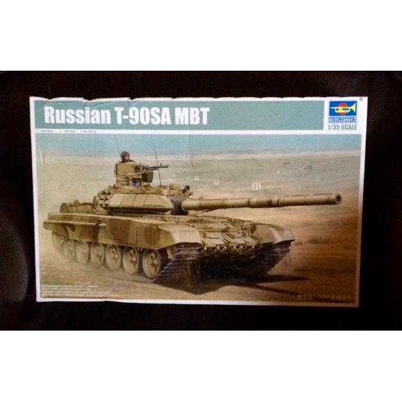 Trumpeter Char de Combat Russe T-90SA avec Kit de Modèle de Tourelle Soudée (Échelle 1/35)