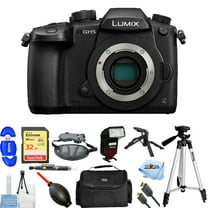 Panasonic Lumix DC-GH5 Mirrorless Micro Four Thirds Digital Camera MEGA BUNDLE
