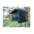 thumbnail image 4 of Audubon 7454 11" X 7" Dark Green Steel Seeds 'N More Bird Feeder, 4 of 7