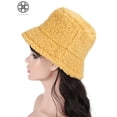 thumbnail image 2 of Luxtrada Outdoor Women Winter Bucket Hat Faux Fur Wool Warm Cloche Hats Fisherman Cap, 2 of 11