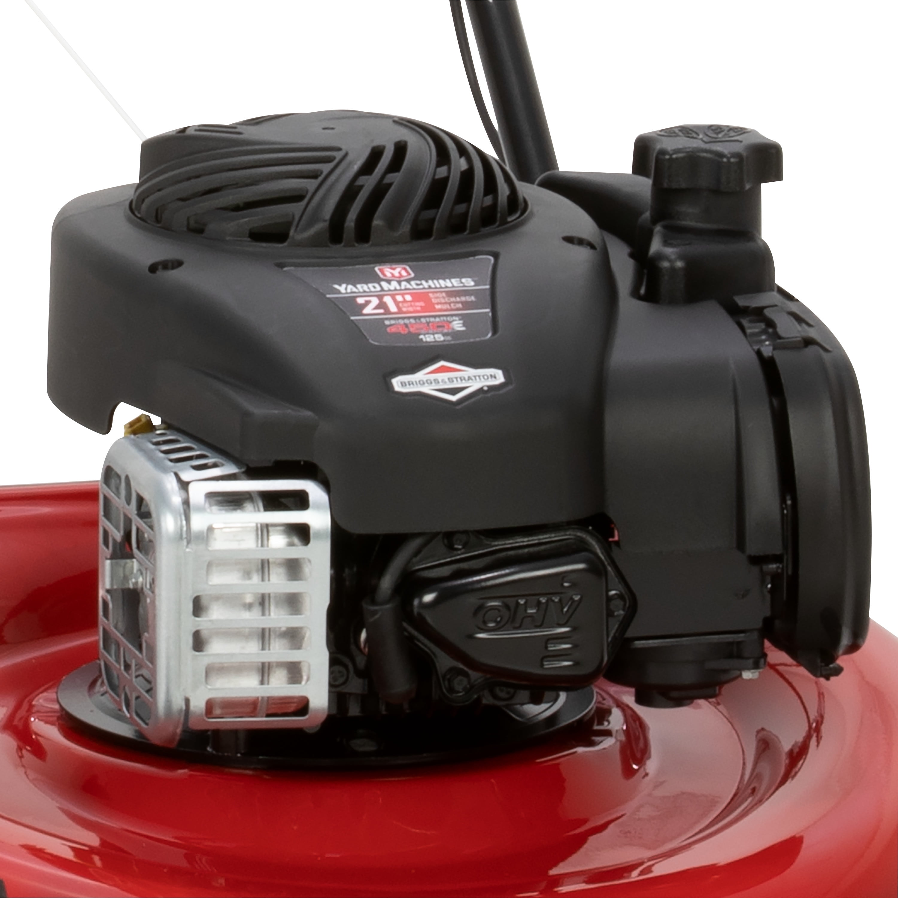 21 in yard machine push mower hot sale