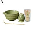 thumbnail image 4 of Japanese Ceramic Matcha Tea Set with Whisk, Bowl, and Grinder - 4-Piece Green Tea Ceremony Kit for Traditional Brewing, 4 of 8