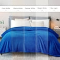 thumbnail image 4 of Exclusivo Mezcla King Size Flannel Fleece Blanket, Super Soft Velvet Plush Bed Blanket, 90x104 Inches, Cobalt Blue, 4 of 8