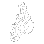Genuine OE Audi Knuckle - 7L8-505-436-A