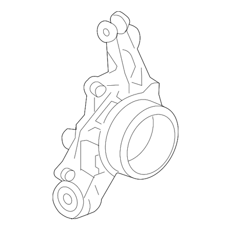 Genuine OE Audi Knuckle - 7L8-505-436-A