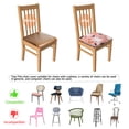 thumbnail image 5 of Pastel Halloween Seat Covers for Dining Room Chairs Set Of 4,Stretch Printed Washable Chair Seat Cover with Elastic Ties and Button,Removable Waterproof Couch Cushion Covers, 5 of 6