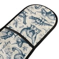 thumbnail image 2 of Dailycode Double Sided Oven Mitt with Loop Heat Resistant Kitchen Long Potholders 7" x 35" Dinosaurs Sketch Art, 2 of 6
