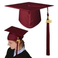 thumbnail image 2 of ZTTD 1Pcs Matte Graduation Cap with 2026 Tassel for University & Bachelor Master, 2 of 9