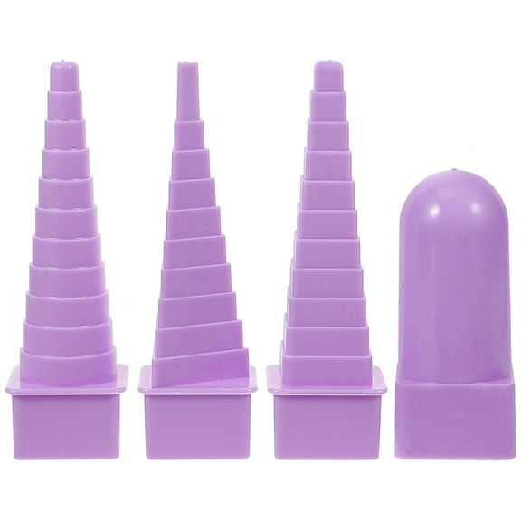 GOOHOCHY 4Pcs Plastic Paper Quilling Supplies Drawing Tool for Home School Decorative Use