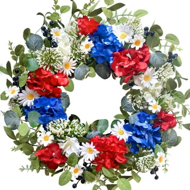 Spring Wreaths for Front Door Outside 22 Inch Handmade Spring Wreaths Summer Wreaths Fall Wreaths Winter Wreaths for Front Door Wall Window Decor