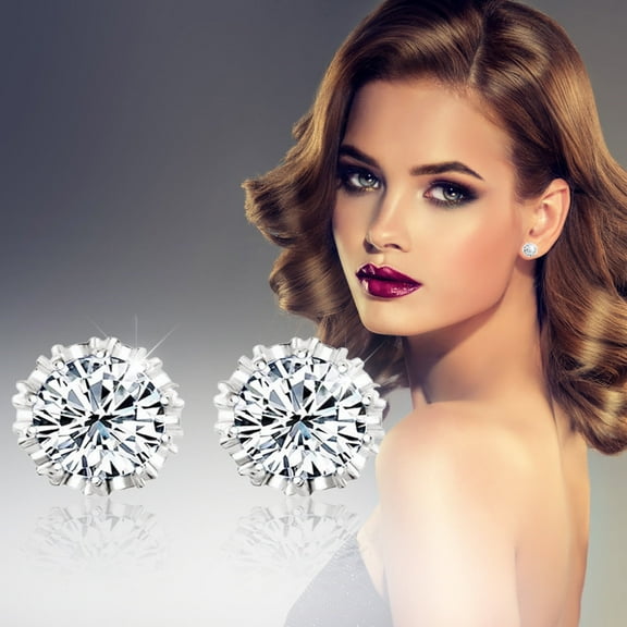 Wholesale Fashion Diamond Stud Earrings for Women Fashion Jewelry