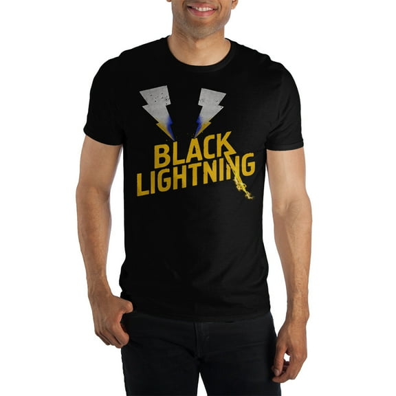 DC Comics Black Lightning Crew Neck Short-Sleeve T-shirt-Medium