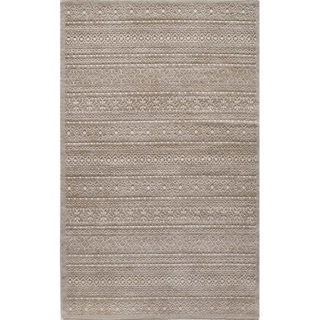 Rugs America 25964 Riviera Cream Rectangle Oriental Rug, 5 x 8 ft.