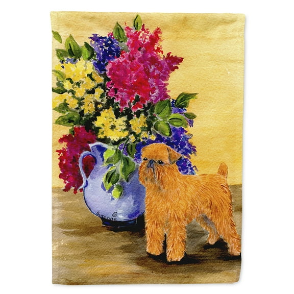 Brussels Griffon Garden Flag