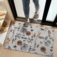 thumbnail image 2 of Pioneer Flower Floral Print Pattern Door Rugs,Washable Non Slip Door Mats Indoor,Decorative Door Mats,Entry Mat Indoor for Entrance,Bedroom,Kitchen,Bathroom,20"x32", 2 of 6