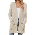 thumbnail image 2 of Ruyang Cardigan for Women 2024 Women's Lightweight V Neck Knitted Cardigan Jacket Misses Cardigan Sweater, 2 of 4