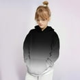 thumbnail image 2 of Vedolay Baby Girl Clothes Long Sleeve Hoodies Solid Color Fashion Pullover Black,100, 2 of 4