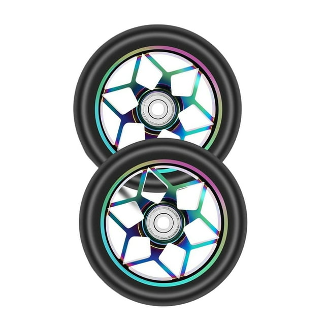 Toystoory 2x ruedas de scooter con materiales para una larga vida útil y estabilidad 1. Se fabrican ruedas Patinetes eléctricos