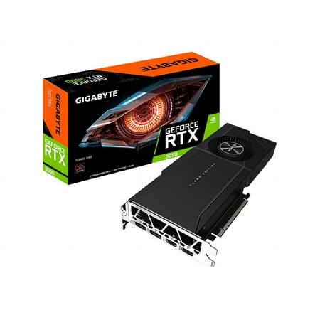 Gigabyte GeForce RTX 3090 TURBO 24G - Graphics card - GF RTX 3090 - 24 GB GDDR6X - PCIe 4.0 x16 - 2 x HDMI, 2 x DisplayPort