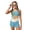 Palm Tree Capybara, variant on POLERO Big Girls Two Piece Tankini Set with Boyshorts Removable Pads Zebra Stripes Art Print Sun Protection Breathable Swimwear
