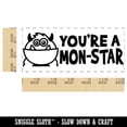 thumbnail image 2 of You're a Mon-Star Monster Teacher Student School Self-Inking Rubber Stamp Ink Stamper - Blue Ink - Small 1-1/2 Inch, 2 of 7