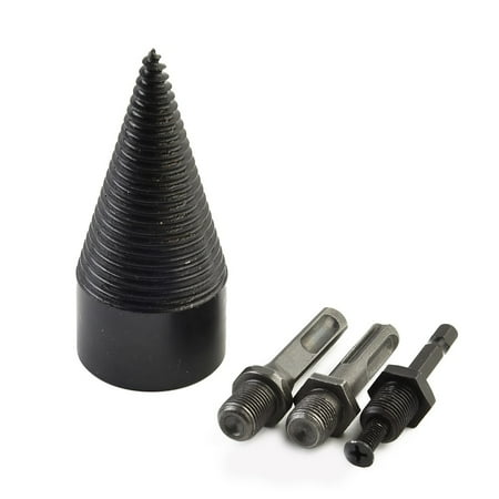 

Leke High Speed Firewood Drill Bit Wood Splitter Cone Splitter Screw Splitter