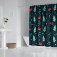 thumbnail image 2 of Shower Curtain for Bathroom Let It Snow Holiday Winter Shower Curtains Durable Funny Bath Curtain Hooks Included,72x72Inch, 2 of 5
