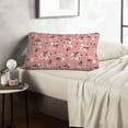 thumbnail image 6 of Pofeuu Rose Flowers Print Polyester Microfiber Plush Pillowcases, Super Soft and Cozy Pillow Case Covers with Envelop Closure（Pillow core not included）-20"x30", 6 of 6