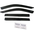 thumbnail image 2 of Smoke Tinted Tape-On Side Window Vent Visor Deflectors Rain Guards Compatible with Jeep Compass 2017 2018 2019 2020 2021, 2 of 7