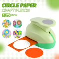 thumbnail image 3 of Perforadora de círculos UCEC 1.75" para manualidades de papel, 3 of 8