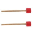 thumbnail image 3 of Instrument de Percussion Chêne Rouge Blanc Bois 2 Pcs 12.97x1.97x1.97 Po, 3 of 8