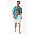 thumbnail image 6 of Puztloy Funky Hawaiian Shirt for Men Palm Beach Shirts Tropical Vacation Shirts, 6 of 9