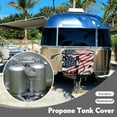 thumbnail image 5 of Jeiento USA Flag Trailer Propane Tank Cover Soft Camper Propane Tank Protector Fit for Dual 30lb Tanks Zipper Gas Cylinder Cover Independence Day Decoration, Easy Install, 5 of 7