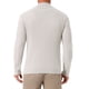 thumbnail image 3 of SUÉTER DE PULLOVER DE CUELLO ALTO PARA HOMBRES INSPIRE CHIC, CON CREMALLERA DE CUARTO, TEJIDO, TALLA L, GRIS CLARO, 3 of 6