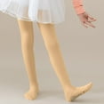 thumbnail image 5 of NAISIBABY Girls Ballet Pantyhose, Stretchy Fleece Lined High Waisted Winter Thermal Footed Tights Beige 12-15T, 5 of 9