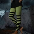 thumbnail image 6 of Ayfxijin Womens Pants Halloween Striped Print Leggings Sports Fitness Pants Tight Peach Hip Yoga Stretch Pants, 6 of 9