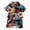 L101-Red, variant on Toddler Baby Boy Hawaiian Outfit, Tropical Floral Short Sleeve Shirt + Shorts, Summer Vacation Beach Clothes(L101-Yellow,4-5 Y)