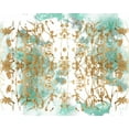 thumbnail image 2 of Goldberger, Jennifer 18x15 Gold Ornate Wood Framed with Double Matting Museum Art Print Titled - Verdant Mirror I, 2 of 4